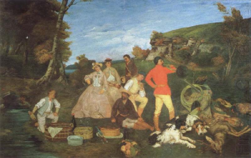Jagdfruhstuck, Gustave Courbet